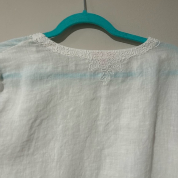 Lilly Pulitzer Amelia Island Beaded Linen Tunic - Picture 6 of 6